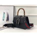 Gucci Dionysus medium top handle bag black 448075