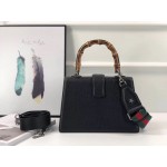 Gucci Dionysus medium top handle bag black 448075