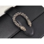 Gucci Dionysus medium top handle bag black 448075