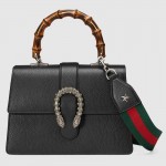 Gucci Dionysus medium top handle bag black 448075