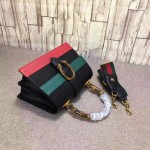 Gucci Dionysus leather top handle bag multicolor black 448075