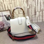 Gucci Dionysus leather top handle bag multicolor white 448075