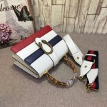 Gucci Dionysus leather top handle bag multicolor white 448075