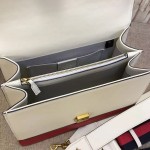 Gucci Dionysus leather top handle bag multicolor white 448075