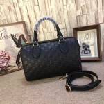 Gucci Signature top handle bag black 453573