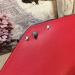 Gucci Lilith leather top handle bag red 453750