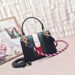 Gucci Sylvie leather mini bag black 470270