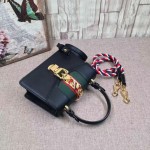 Gucci Sylvie leather mini bag black 470270