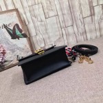 Gucci Sylvie leather mini bag black 470270