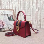 Gucci Sylvie leather mini bag red 470270