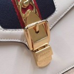 Gucci Sylvie leather mini bag white 470270