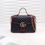 Gucci GG Marmont small top handle bag  498110-8277