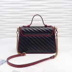 Gucci GG Marmont small top handle bag  498110-8277