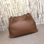 Gucci Soho leather shoulder bag light brown 308982