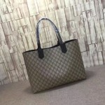 Reversible Gucci leather tote black leather 368568