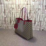 Reversible Gucci leather tote red leather 368568