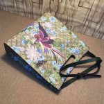 Gucci xl GG floral print tote bird 414476