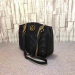 Gucci GG Marmont matelassé tote black 443501