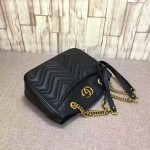 Gucci GG Marmont matelassé tote black 443501