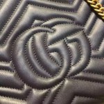 Gucci GG Marmont matelassé tote black 443501