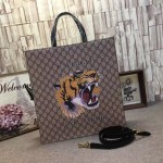 Gucci Tiger print soft GG Supreme tote 450950