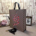 Gucci Snake print soft GG Supreme tote 450950