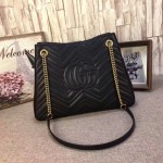 Gucci GG Marmont matelassé shoulder bag black 453569