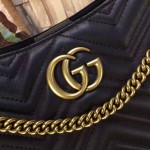 Gucci GG Marmont matelassé shoulder bag black 453569