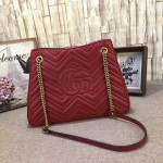 Gucci GG Marmont matelassé shoulder bag red 453569