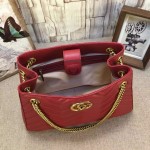 Gucci GG Marmont matelassé shoulder bag red 453569