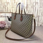 Gucci GG Supreme tote brown 453705