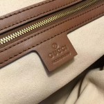 Gucci GG Supreme tote brown 453705