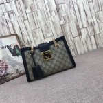 Gucci Padlock small GG shoulder bag black 498156