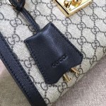 Gucci Padlock small GG shoulder bag black 498156