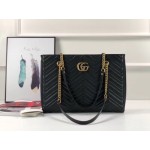 Gucci GG Marmont matelassé medium tote black 524578