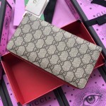 Gucci Rainbow soft GG Supreme zip around wallet 476413