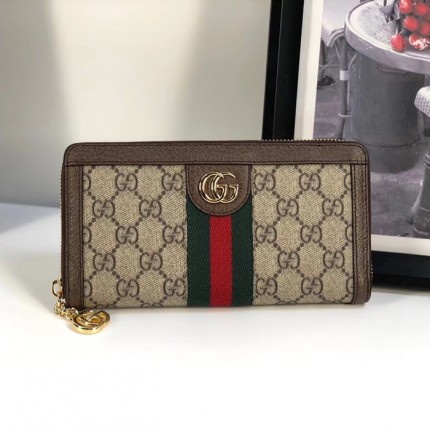 Gucci Ophidia GG zip around wallet 523154