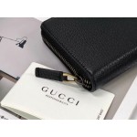 Gucci Animalier leather zip around wallet 523667