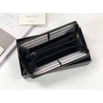 Gucci Animalier leather zip around wallet 523667