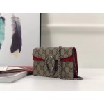 Gucci Dionysus GG Supreme super mini bag beige-red 476432