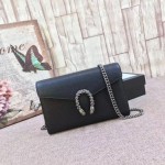 Gucci Dionysus leather mini chain bag black 401231