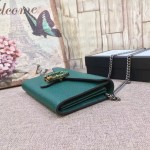 Gucci Dionysus leather mini chain bag green 401231