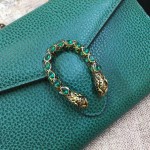 Gucci Dionysus leather mini chain bag green 401231