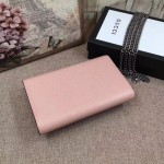 Gucci Dionysus leather mini chain bag pink 401231