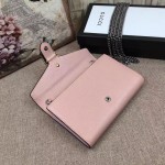 Gucci Dionysus leather mini chain bag pink 401231