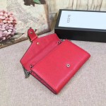 Gucci Dionysus leather mini chain bag red 401231