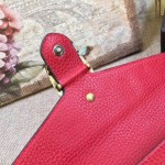 Gucci Dionysus leather mini chain bag red 401231