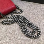 Gucci Dionysus leather mini chain bag red 401231