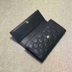 Gucci Signature continental wallet in Black 410100