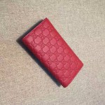 Gucci Signature continental wallet in Red 410100